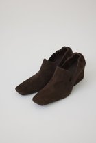 【リムアーク/RIM.ARK】のSuede square toe heel/パンプス ブラウン|ID: prp329100004895803 ipo3291000000036601490