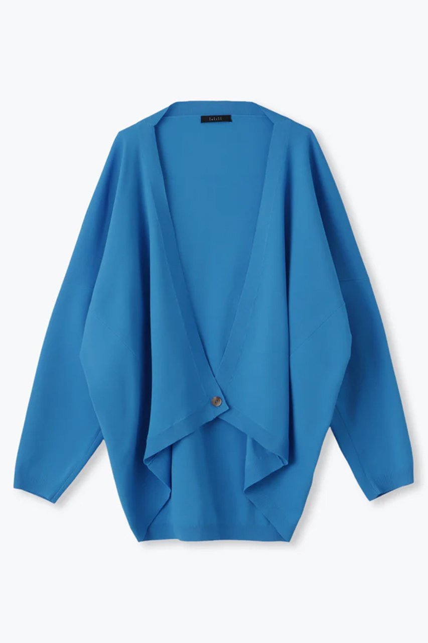 【レリル/lelill】の直営店限定色ハイテクボレロ インテリア・キッズ・メンズ・レディースファッション・服の通販 founy(ファウニー) 　ファッション　Fashion　レディースファッション　Fashion for Women　トップス・カットソー　Cut & Sew Tops　ニット　Knit Tops & Sweaters　カーディガン・羽織り　Layered Style Cardigans　カーディガン　Cardigan, Knitwear　コンパクト　Compact, Small Size　パターン　Pattern, Design Print　ボレロ　Bolero, Short Cardigan　リブニット　Rib Knit, Ribbed Knit　洗える　Machine Washable　ブルー|ID: prp329100004895807 ipo3291000000036601575