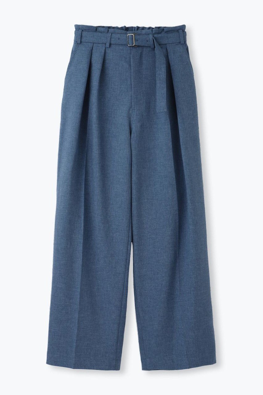 【レリル/lelill】の【日本製】ベルテッドワイドPT インテリア・キッズ・メンズ・レディースファッション・服の通販 founy(ファニー) ファッション Fashion レディースファッション Fashion for Women パンツ Pants & Trousers ワイド Wide, Wide Fit 夏 Summer 日本製 Made In Japan ダークブルー|ID: prp329100004895808 ipo3291000000036601592