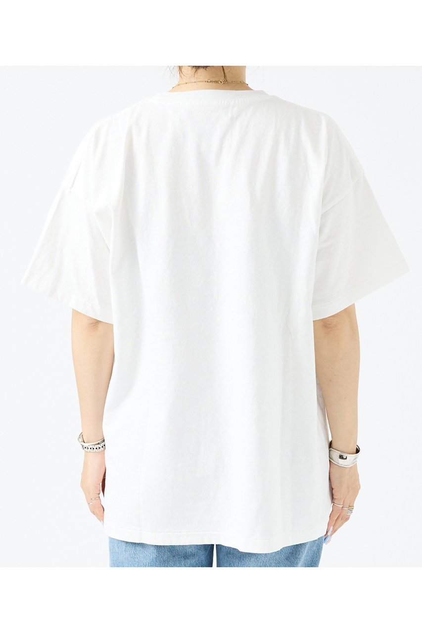 【デザイン ワークス/DESIGN WORKS】の【REMI ELIEF】16/-天竺 GOOTプリントTシャツ 人気、トレンドファッション・服の通販 founy(ファニー) 　ファッション　Fashion　レディースファッション　Fashion for Women　トップス・カットソー　Cut & Sew Tops　シャツ・ブラウス・オフィスカジュアル　Elegant Blouses & Button-Ups　ロングTシャツ・Tシャツ　Longline T-Shirts & Tees　カットソー・ベーシックTシャツ　Cut-and-Sewn Tops / Stretch Tees & Basics　インナー　Innerwear　ショート　Short, Short Length　シンプル　Simple, Minimal　ジャケット　Jacket, Outerwear　スリット　Slit, Slit Detail　スリーブ　Sleeve, Long Sleeve / Short Sleeve　プリント　Print, Printed Pattern　人気　Popular, Best Seller　other-4|ID: prp329100004895809 ipo3291000000036601611