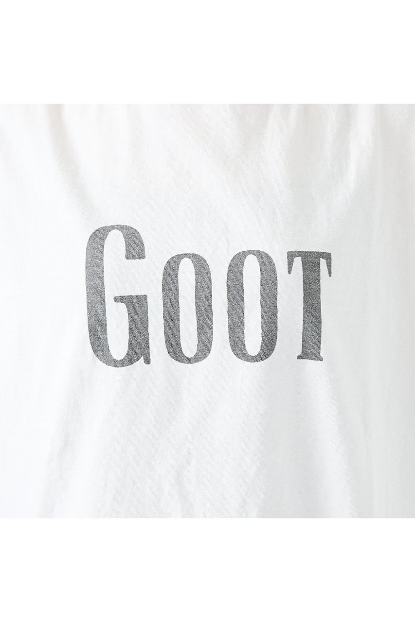 【デザイン ワークス/DESIGN WORKS】の【REMI ELIEF】16/-天竺 GOOTプリントTシャツ 人気、トレンドファッション・服の通販 founy(ファニー) 　ファッション　Fashion　レディースファッション　Fashion for Women　トップス・カットソー　Cut & Sew Tops　シャツ・ブラウス・オフィスカジュアル　Elegant Blouses & Button-Ups　ロングTシャツ・Tシャツ　Longline T-Shirts & Tees　カットソー・ベーシックTシャツ　Cut-and-Sewn Tops / Stretch Tees & Basics　インナー　Innerwear　ショート　Short, Short Length　シンプル　Simple, Minimal　ジャケット　Jacket, Outerwear　スリット　Slit, Slit Detail　スリーブ　Sleeve, Long Sleeve / Short Sleeve　プリント　Print, Printed Pattern　人気　Popular, Best Seller　other-6|ID: prp329100004895809 ipo3291000000036601613