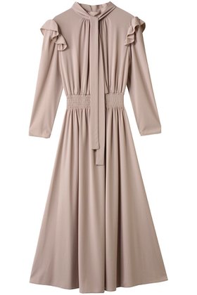 【コルコバード/CORCOVADO】のマイルドドライスムースボウタイドレス 人気、トレンドファッション・服の通販 founy(ファニー) ファッション Fashion レディースファッション Fashion for Women ワンピース Dresses フォーマル・パーティードレス・結婚式用ドレス Elegant & Casual Dresses チュニック Tunic Tops & Dresses なめらか Smooth, Silky Texture チュニック Tunic, Long Top ドレス Dress, One-Piece フリル Frill, Ruffle エレガント 上品 Elegant |ID:prp329100004895813