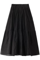 【マリリンムーン/MARILYN MOON】のシアースターチドコットンギャザースカート 人気、トレンドファッション・服の通販 founy(ファニー) ファッション Fashion レディースファッション Fashion for Women スカート Skirts ロングスカート Long Skirts / Maxi & Midi Skirts インド Indian Textile ギャザー Gathered, Ruffled シアー Sheer, See-Through ティアード Tiered, Tiered Style ティアードスカート Tiered Skirt, Flounced Skirt モダン Modern, Contemporary リゾート Resort, Vacation Style ロング Long, Long-Length thumbnail ブラック|ID: prp329100004895817 ipo3291000000036601731