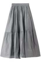 【マリリンムーン/MARILYN MOON】のシアースターチドコットンギャザースカート 人気、トレンドファッション・服の通販 founy(ファニー) ファッション Fashion レディースファッション Fashion for Women スカート Skirts ロングスカート Long Skirts / Maxi & Midi Skirts インド Indian Textile ギャザー Gathered, Ruffled シアー Sheer, See-Through ティアード Tiered, Tiered Style ティアードスカート Tiered Skirt, Flounced Skirt モダン Modern, Contemporary リゾート Resort, Vacation Style ロング Long, Long-Length thumbnail グレー|ID: prp329100004895817 ipo3291000000036601732