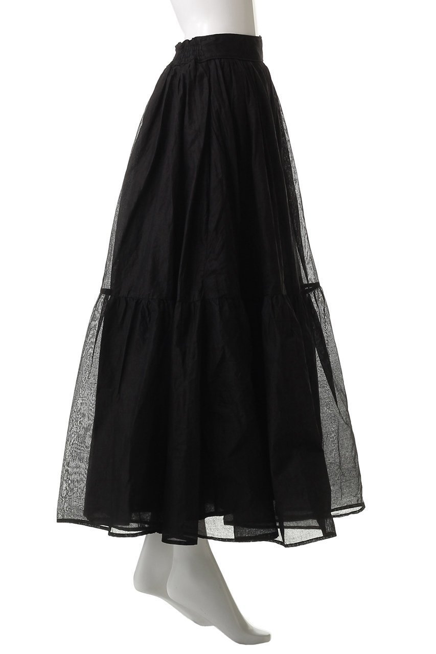 【マリリンムーン/MARILYN MOON】のシアースターチドコットンギャザースカート 人気、トレンドファッション・服の通販 founy(ファニー) 　ファッション　Fashion　レディースファッション　Fashion for Women　スカート　Skirts　ロングスカート　Long Skirts / Maxi & Midi Skirts　インド　Indian Textile　ギャザー　Gathered, Ruffled　シアー　Sheer, See-Through　ティアード　Tiered, Tiered Style　ティアードスカート　Tiered Skirt, Flounced Skirt　モダン　Modern, Contemporary　リゾート　Resort, Vacation Style　ロング　Long, Long-Length　other-3|ID: prp329100004895817 ipo3291000000036601734