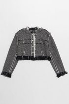 【メゾンスペシャル/MAISON SPECIAL】のTweed Collarless Jacket/ツイードノーカラージャケット MLT1(マルチカラー)|ID: prp329100004895896 ipo3291000000036603351
