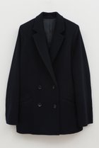 【ハー/HER.】のカシミヤブレンドオーバージャケット 大人の最旬トレンドファッション＆コーディネート founy(ファウニー) ファッション Fashion レディースファッション Fashion for Women アウター Coat / Outerwear Collection レディースジャケット・軽アウター Jackets おすすめ Recommended / Our Picks ジャケット Jacket, Outerwear ダブル Double, Double-Breasted トレンド Trend, Trending Now フェイス Face, Facial Design ベーシック Basic, Essential thumbnail ネイビー|ID: prp329100004895898 ipo3291000000036603380