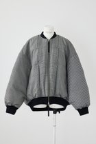 【エンフォルド/ENFOLD】のモノトーンチェック タックMA-1ブルゾン 人気、トレンドファッション・服の通販 founy(ファニー) ファッション Fashion レディースファッション Fashion for Women アウター Coat / Outerwear Collection レディースジャケット・軽アウター Jackets ブルゾンジャケット・スポーティアウター Blouson Jackets MA-1ジャケット MA-1 Bomber Jackets / Flight Jackets ジャケット Jacket, Outerwear ダウン Down, Puffer チェック Check, Plaid, Tartan ブルゾン Blouson, Bomber Jacket ボックス Boxy, Box Shape モノトーン Monotone, Black and White thumbnail ブラック|ID: prp329100004895902 ipo3291000000036603446