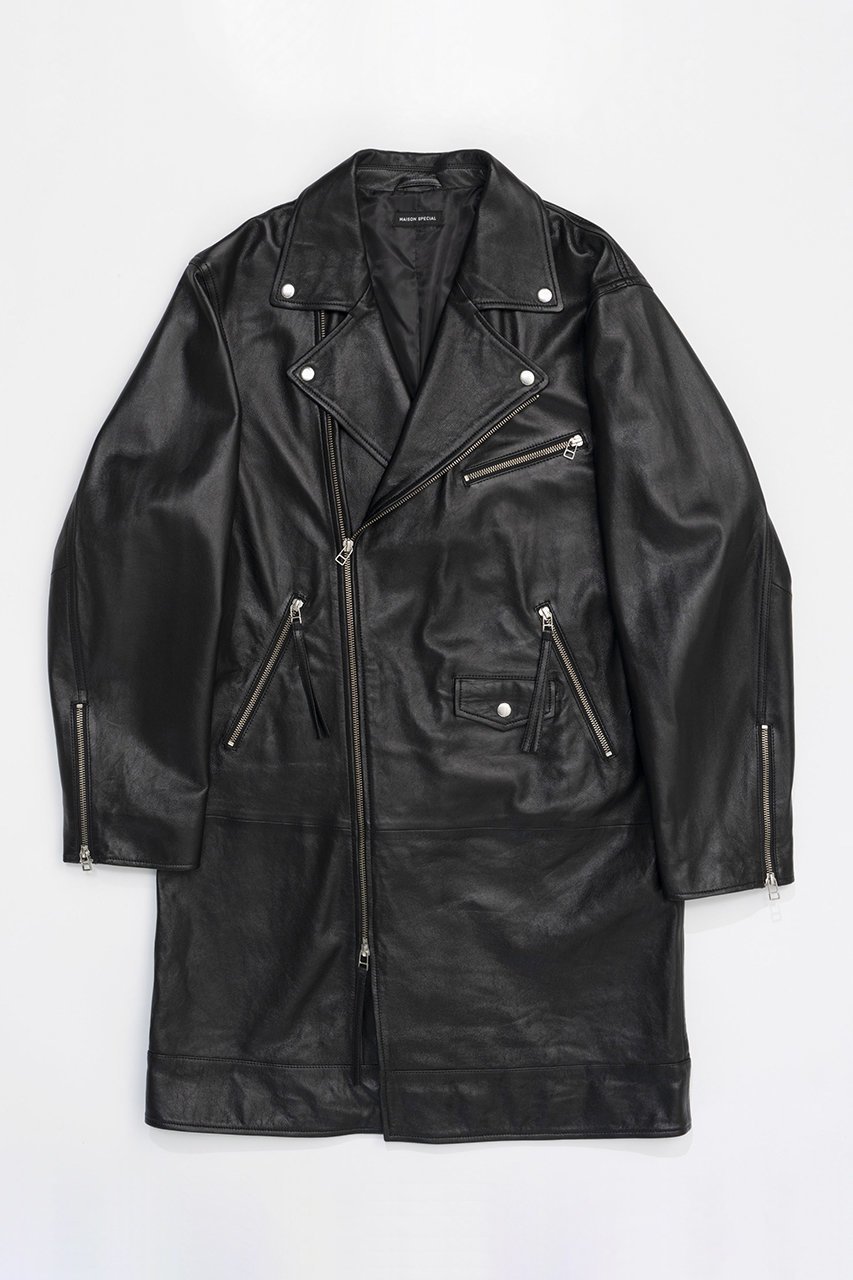 【メゾンスペシャル/MAISON SPECIAL】のLeather Riders Long Jacket/レザーライダースロングジャケット 大人の最旬トレンドファッション＆コーディネート founy(ファウニー) 　ファッション　Fashion　レディースファッション　Fashion for Women　アウター　Coat / Outerwear Collection　レディースジャケット・軽アウター　Jackets　ライダースジャケット / レザースタイル　Riders Jackets & Biker Style　ジャケット　Jacket, Outerwear　ライダースジャケット　Riders, Biker Jacket　おすすめ　Recommended / Our Picks　 other-1|ID: prp329100004895924 ipo3291000000036603883