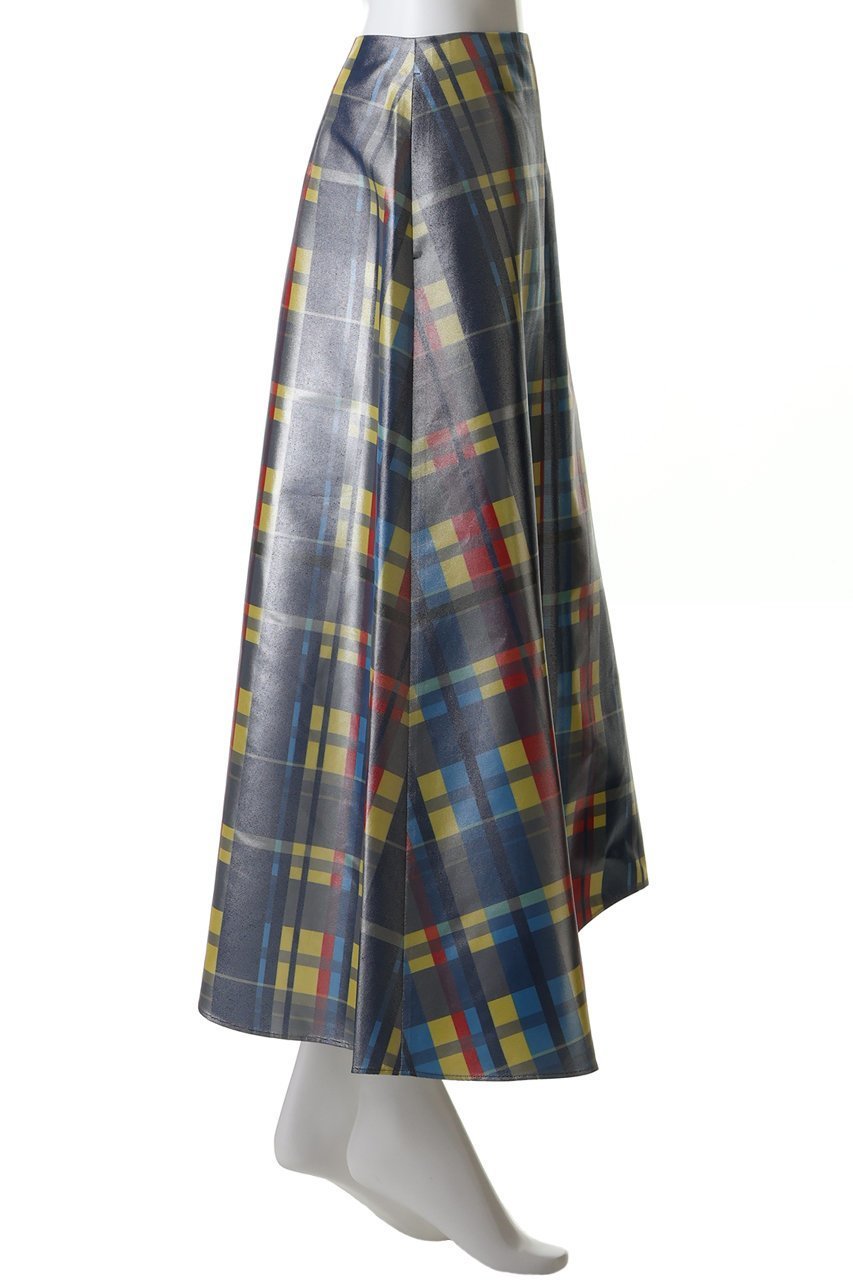 【エンフォルド/ENFOLD】のMINIMAL FLARE-SKIRT 大人の最旬トレンドファッション＆コーディネート founy(ファウニー) 　ファッション　Fashion　レディースファッション　Fashion for Women　スカート　Skirts　ロングスカート　Long Skirts / Maxi & Midi Skirts　クラシック　Classic, Timeless Style　シルバー　Silver, Metallic Silver　スペシャル　Special, Limited Edition　チェック　Check, Plaid, Tartan　パターン　Pattern, Design Print　フレア　Flare, Flared　プリント　Print, Printed Pattern　ロング　Long, Long-Length　other-3|ID: prp329100004895988 ipo3291000000036904906
