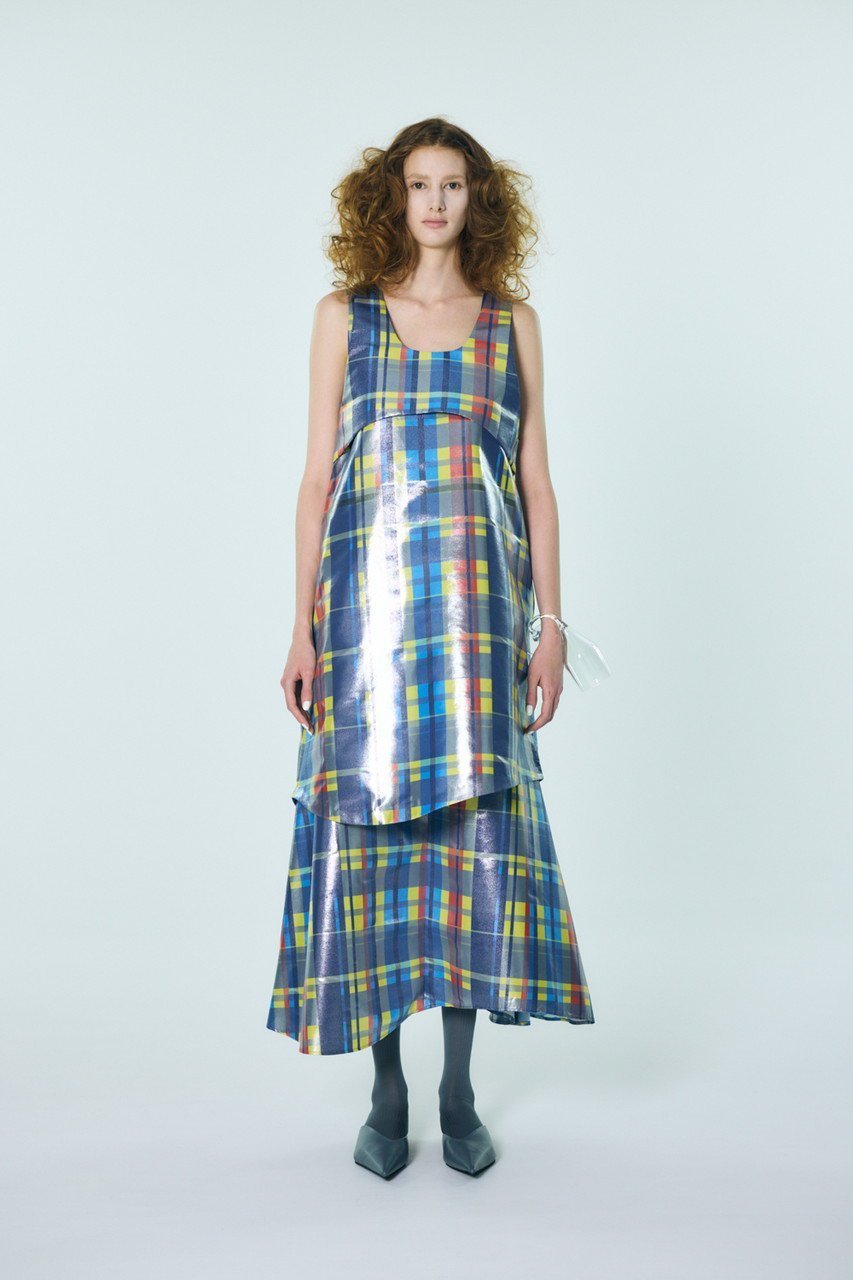 【エンフォルド/ENFOLD】のMINIMAL FLARE-SKIRT 大人の最旬トレンドファッション＆コーディネート founy(ファウニー) 　ファッション　Fashion　レディースファッション　Fashion for Women　スカート　Skirts　ロングスカート　Long Skirts / Maxi & Midi Skirts　クラシック　Classic, Timeless Style　シルバー　Silver, Metallic Silver　スペシャル　Special, Limited Edition　チェック　Check, Plaid, Tartan　パターン　Pattern, Design Print　フレア　Flare, Flared　プリント　Print, Printed Pattern　ロング　Long, Long-Length　other-6|ID: prp329100004895988 ipo3291000000036904909