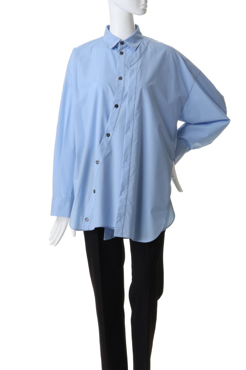 【ナゴンスタンス/nagonstans】のlayered‐front shirt 人気、トレンドファッション・服の通販 founy(ファニー) 　ファッション　Fashion　レディースファッション　Fashion for Women　トップス・カットソー　Cut & Sew Tops　シャツ・ブラウス・オフィスカジュアル　Elegant Blouses & Button-Ups　ロングTシャツ・Tシャツ　Longline T-Shirts & Tees　スリーブ　Sleeve, Long Sleeve / Short Sleeve　ブロード　Broadcloth, Fine Cotton　ロング　Long, Long-Length　other-2|ID: prp329100004895995 ipo3291000000036605266