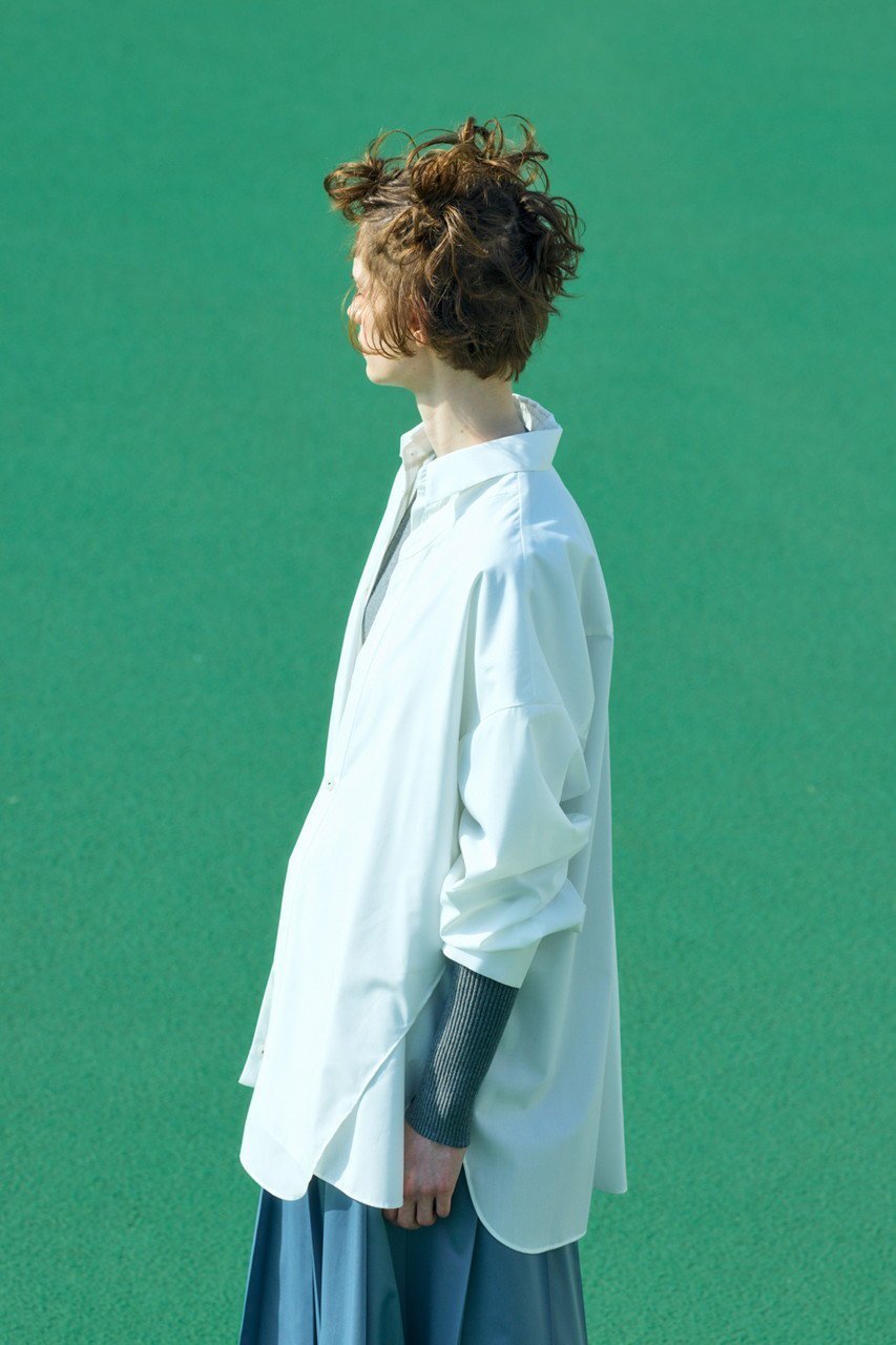 【ナゴンスタンス/nagonstans】のlayered‐front shirt 人気、トレンドファッション・服の通販 founy(ファニー) 　ファッション　Fashion　レディースファッション　Fashion for Women　トップス・カットソー　Cut & Sew Tops　シャツ・ブラウス・オフィスカジュアル　Elegant Blouses & Button-Ups　ロングTシャツ・Tシャツ　Longline T-Shirts & Tees　スリーブ　Sleeve, Long Sleeve / Short Sleeve　ブロード　Broadcloth, Fine Cotton　ロング　Long, Long-Length　other-7|ID: prp329100004895995 ipo3291000000036605275