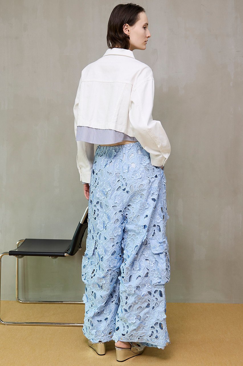 【メゾンスペシャル/MAISON SPECIAL】のCut-Off Flower Pants/カットオフフラワースノーパンツ 人気、トレンドファッション・服の通販 founy(ファニー) ファッション Fashion レディースファッション Fashion for Women パンツ Pants & Trousers カーゴパンツ Cargo Pants, Utility Pants スポーティ Sporty, Casual Athletic バルーン Balloon, Balloon Silhouette フェミニン Feminine, Girly フラワー Flower, Floral モチーフ Motif, Design Theme 別注 Limited Edition, Custom Order other-4|ID: prp329100004896006 ipo3291000000036643590