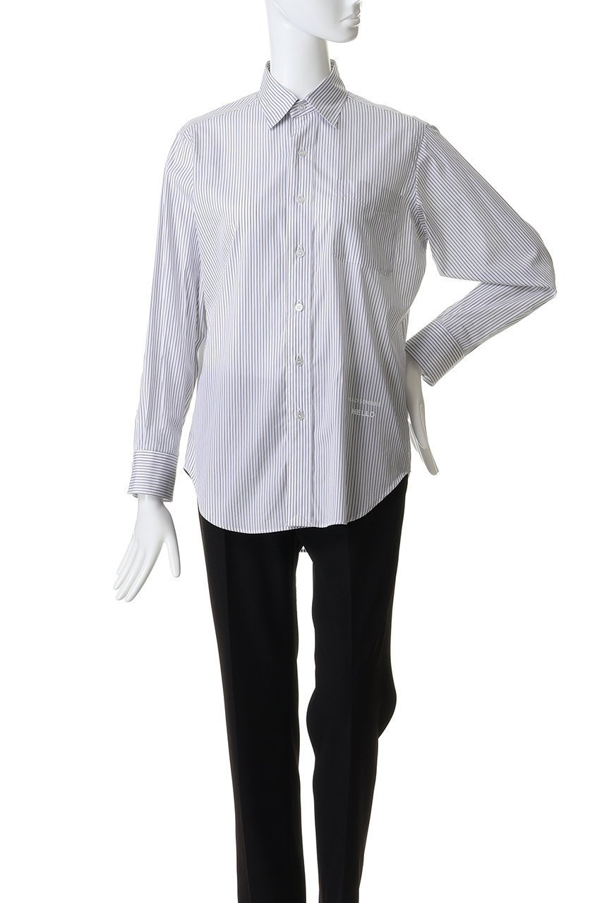 【マディソンブルー/MADISONBLUE】のTRANE L/S SHIRT MULTI STRIPE マルチストライプシャツ 人気、トレンドファッション・服の通販 founy(ファニー) 　ファッション　Fashion　レディースファッション　Fashion for Women　トップス・カットソー　Cut & Sew Tops　シャツ・ブラウス・オフィスカジュアル　Elegant Blouses & Button-Ups　クラシック　Classic, Timeless Style　ストライプ　Stripe, Striped Pattern　スリーブ　Sleeve, Long Sleeve / Short Sleeve　ブロード　Broadcloth, Fine Cotton　プリント　Print, Printed Pattern　モダン　Modern, Contemporary　ロング　Long, Long-Length　エレガント 上品　Elegant　other-2|ID: prp329100004896009 ipo3291000000036605566