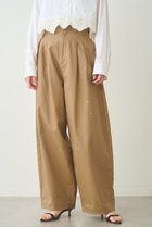 【ウィムガゼット/Whim Gazette】のペイントタックチノパンツ 人気、トレンドファッション・服の通販 founy(ファニー) ファッション Fashion レディースファッション Fashion for Women パンツ Pants & Trousers おすすめ Recommended / Our Picks シンプル Simple, Minimal バランス Balance, Style Balance フランス France, French フロント Front, Front Design ルーズ Loose, Oversized ワイド Wide, Wide Fit 再入荷 Restock / Back in Stock thumbnail ベージュ|ID: prp329100004896015 ipo3291000000036605683