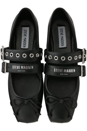 【スティーブマデン/STEVE MADDEN】のCEARA ダブルストラップバレエシューズ 人気、トレンドファッション・服の通販 founy(ファニー) ファッション Fashion レディースファッション Fashion for Women シューズ Shoes, Footwear スタッズ Studs, Metal Accents ダブル Double, Double-Breasted デニム Denim, Jeans Material バレエ Ballet, Ballet Style フィット Fit, Slim Fit フラット Flat, Flat Shoes リボン Ribbon, Bow 再入荷 Restock / Back in Stock 定番 Standard, Basic Item |ID:prp329100004896018
