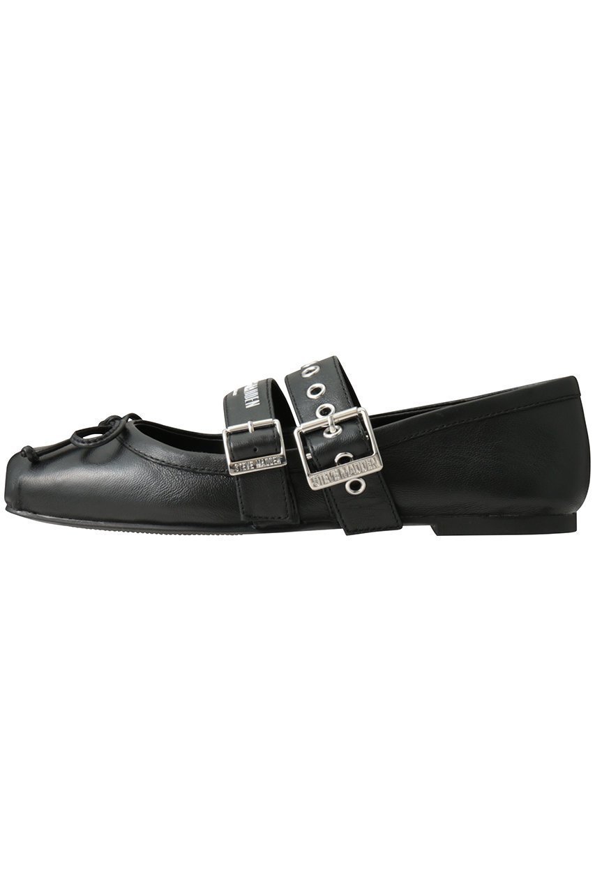 【スティーブマデン/STEVE MADDEN】のCEARA ダブルストラップバレエシューズ 大人の最旬トレンドファッション＆コーディネート founy(ファウニー) 　ファッション　Fashion　レディースファッション　Fashion for Women　シューズ　Shoes, Footwear　スタッズ　Studs, Metal Accents　ダブル　Double, Double-Breasted　デニム　Denim, Jeans Material　バレエ　Ballet, Ballet Style　フィット　Fit, Slim Fit　フラット　Flat, Flat Shoes　リボン　Ribbon, Bow　定番　Standard, Basic Item　other-2|ID: prp329100004896018 ipo3291000000036605739