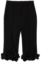 【メゾンスペシャル/MAISON SPECIAL】のFlower Hem Capri Pants/フラワーヘムカプリパンツ 大人の最旬トレンドファッション＆コーディネート founy(ファウニー) ファッション Fashion レディースファッション Fashion for Women パンツ Pants & Trousers センター Center, Center Line フェミニン Feminine, Girly マニッシュ Mannish, Boyish thumbnail BLK(ブラック)|ID: prp329100004896021 ipo3291000000036605763