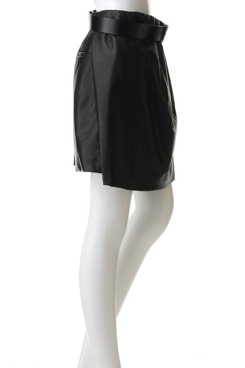 【メゾンスペシャル/MAISON SPECIAL】のDrape V-Neck Vegan Leather Culotte Skirt/ドレープフェイクレザーキュロットスカート 人気、トレンドファッション・服の通販 founy(ファニー) 　ファッション　Fashion　レディースファッション　Fashion for Women　スカート　Skirts　キュロットスカート　Culottes & Wide-Leg Shorts　ロングスカート　Long Skirts / Maxi & Midi Skirts　おすすめ　Recommended / Our Picks　ドレープ　Drape, Draping Fabric　フェイクレザー　Faux Leather, PU Leather　フェミニン　Feminine, Girly　ロング　Long, Long-Length　other-3|ID: prp329100004896027 ipo3291000000036605880