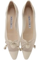 【ネブローニ/NEBULONI E】のタッセルリボン付きチュールコンビフラットシューズ 人気、トレンドファッション・服の通販 founy(ファニー) ファッション Fashion レディースファッション Fashion for Women エレガント 上品 Elegant シューズ Shoes, Footwear チュール Tulip, Tulip Motif フェミニン Feminine, Girly フラット Flat, Flat Shoes ロング Long, Long-Length thumbnail ホワイト|ID: prp329100004896030 ipo3291000000036605904