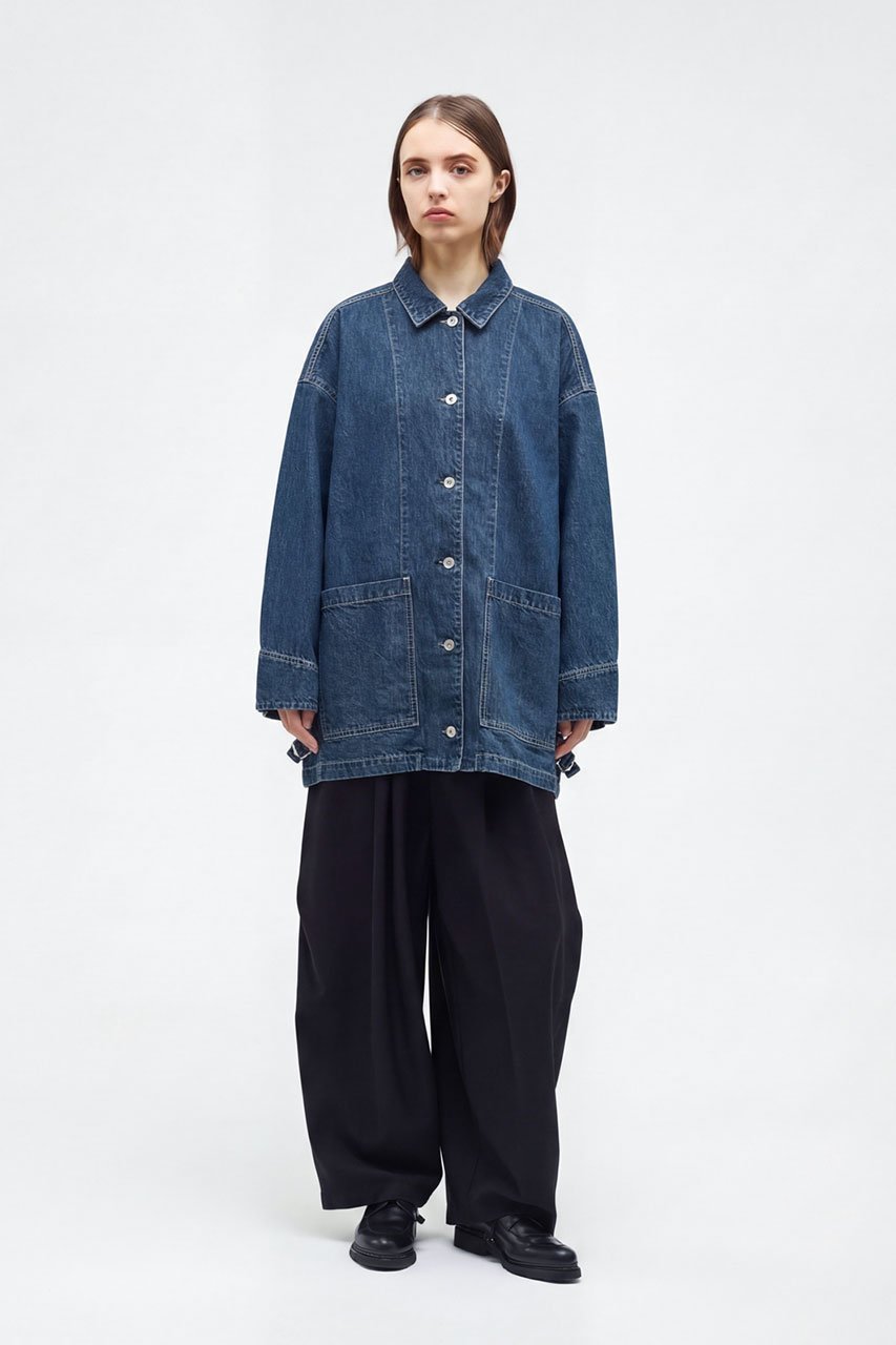 【ミズイロ インド/mizuiro ind】のwide denim coverall カバーオール 人気、トレンドファッション・服の通販 founy(ファニー) 　ファッション　Fashion　レディースファッション　Fashion for Women　アウター　Coat / Outerwear Collection　レディースジャケット・軽アウター　Jackets　ジャケット　Jacket, Outerwear　スタイリッシュ　Stylish, Fashionable　スリーブ　Sleeve, Long Sleeve / Short Sleeve　デニム　Denim, Jeans Material　ロング　Long, Long-Length　再入荷　Restock / Back in Stock　other-8|ID: prp329100004896044 ipo3291000000036606038