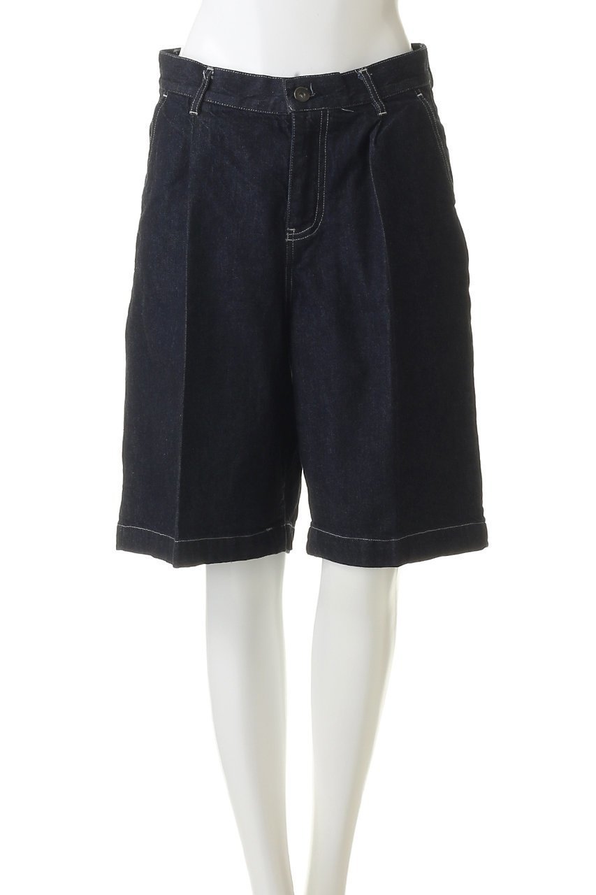 【ミズイロ インド/mizuiro ind】のdenim half PT パンツ 大人の最旬トレンドファッション＆コーディネート founy(ファウニー) 　ファッション　Fashion　レディースファッション　Fashion for Women　パンツ　Pants & Trousers　デニム　Denim, Jeans Material　ハーフ　Half, Half-Length　other-2|ID: prp329100004896046 ipo3291000000036606067
