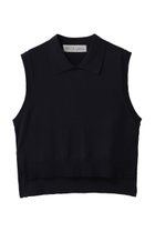 【ミディウミ/MidiUmi】のcollared knit vest ベスト navy|ID: prp329100004896059 ipo3291000000036606262
