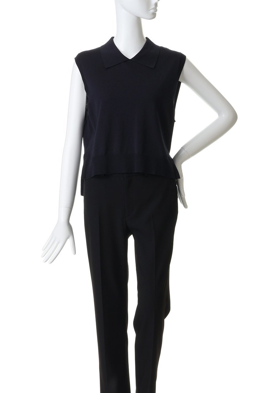 【ミディウミ/MidiUmi】のcollared knit vest ベスト 大人の最旬トレンドファッション＆コーディネート founy(ファウニー) 　ファッション　Fashion　レディースファッション　Fashion for Women　アウター　Coat / Outerwear Collection　レディースジャケット・軽アウター　Jackets　クラシカル　Classical, Vintage-Inspired　コンパクト　Compact, Small Size　シンプル　Simple, Minimal　ジャケット　Jacket, Outerwear　スラックス　Slacks, Dress Pants　デニム　Denim, Jeans Material　ベスト　Vest, Waistcoat　other-2|ID: prp329100004896059 ipo3291000000036789095