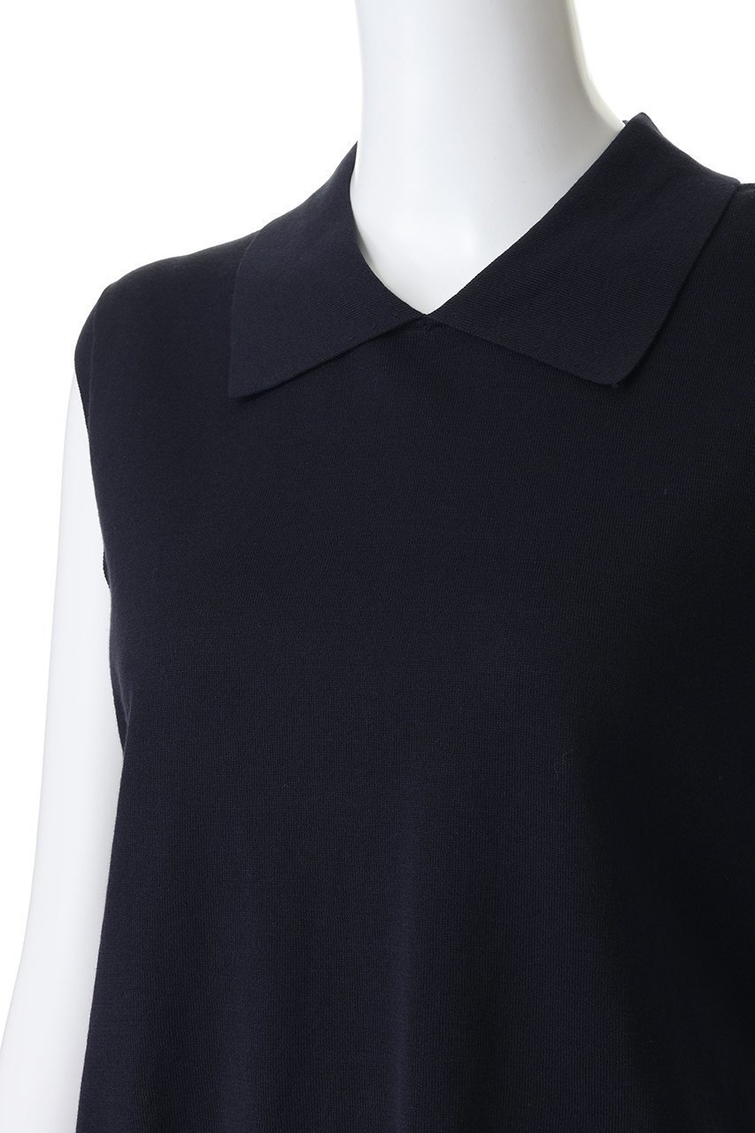 【ミディウミ/MidiUmi】のcollared knit vest ベスト 大人の最旬トレンドファッション＆コーディネート founy(ファウニー) 　ファッション　Fashion　レディースファッション　Fashion for Women　アウター　Coat / Outerwear Collection　レディースジャケット・軽アウター　Jackets　クラシカル　Classical, Vintage-Inspired　コンパクト　Compact, Small Size　シンプル　Simple, Minimal　ジャケット　Jacket, Outerwear　スラックス　Slacks, Dress Pants　デニム　Denim, Jeans Material　ベスト　Vest, Waistcoat　other-5|ID: prp329100004896059 ipo3291000000036789098