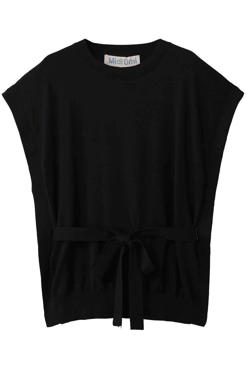 【ミディウミ/MidiUmi】のside ribbon vest ベスト インテリア・キッズ・メンズ・レディースファッション・服の通販 founy(ファウニー) 　ファッション　Fashion　レディースファッション　Fashion for Women　アウター　Coat / Outerwear Collection　レディースジャケット・軽アウター　Jackets　シンプル　Simple, Minimal　ジャケット　Jacket, Outerwear　ベスト　Vest, Waistcoat　ミドル　Middle Length, Mid Height　リボン　Ribbon, Bow　black|ID: prp329100004896062 ipo3291000000036606284