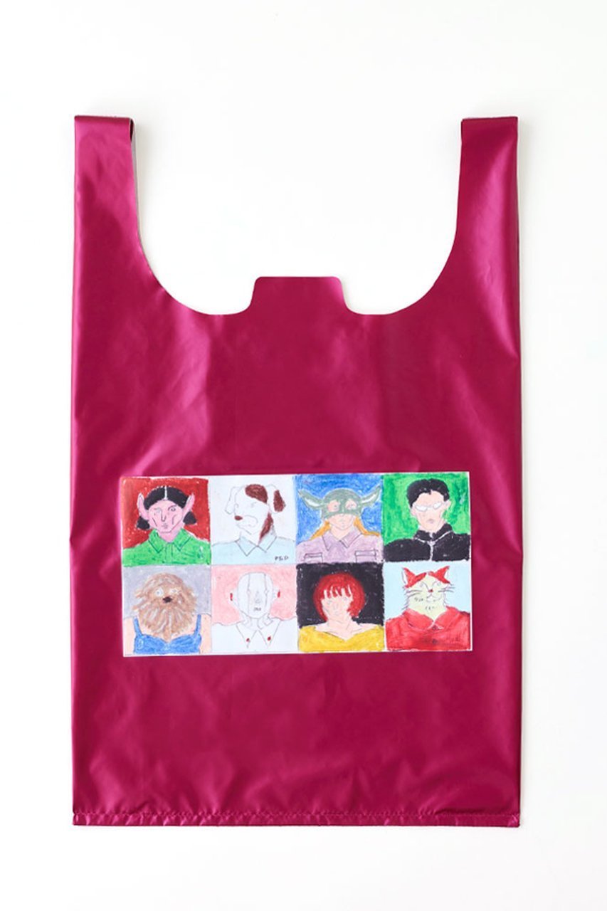 【エーシーン/A SCENE】の【CONVENIENCE YOUNG】ECO bag インテリア・キッズ・メンズ・レディースファッション・服の通販 founy(ファウニー) 　ファッション　Fashion　レディースファッション　Fashion for Women　バッグ　Bags　グラフィック　Graphic, Graphic Design　コンパクト　Compact, Small Size　プリント　Print, Printed Pattern　ポーチ　Pouch, Small Case　定番　Standard, Basic Item　軽量　Lightweight, Ultra Light　burgundy|ID: prp329100004896067 ipo3291000000036930808