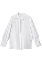 【ランバン オン ブルー/LANVIN en Bleu】のシルキータイプライターボウタイブラウス 人気、トレンドファッション・服の通販 founy(ファニー) ファッション Fashion レディースファッション Fashion for Women トップス・カットソー Cut & Sew Tops シャツ・ブラウス・オフィスカジュアル Elegant Blouses & Button-Ups スリーブ Sleeve, Long Sleeve / Short Sleeve タイプライター Typewriter Fabric, Crisp Cotton デニム Denim, Jeans Material ロング Long, Long-Length エレガント 上品 Elegant thumbnail オフ|ID: prp329100004896077 ipo3291000000036606457