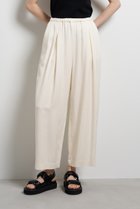 【ランバン オン ブルー/LANVIN en Bleu】のツイルタックカーブパンツ 人気、トレンドファッション・服の通販 founy(ファニー) ファッション Fashion レディースファッション Fashion for Women パンツ Pants & Trousers おすすめ Recommended / Our Picks クロップド Cropped, Short Length シンプル Simple, Minimal ジャケット Jacket, Outerwear ファブリック Fabric, Textile フォルム Silhouette, Form リネン Linen, Linen Fabric リラックス Relax, Relaxed Fit ワイド Wide, Wide Fit エレガント 上品 Elegant thumbnail オフ|ID: prp329100004896086 ipo3291000000036606578