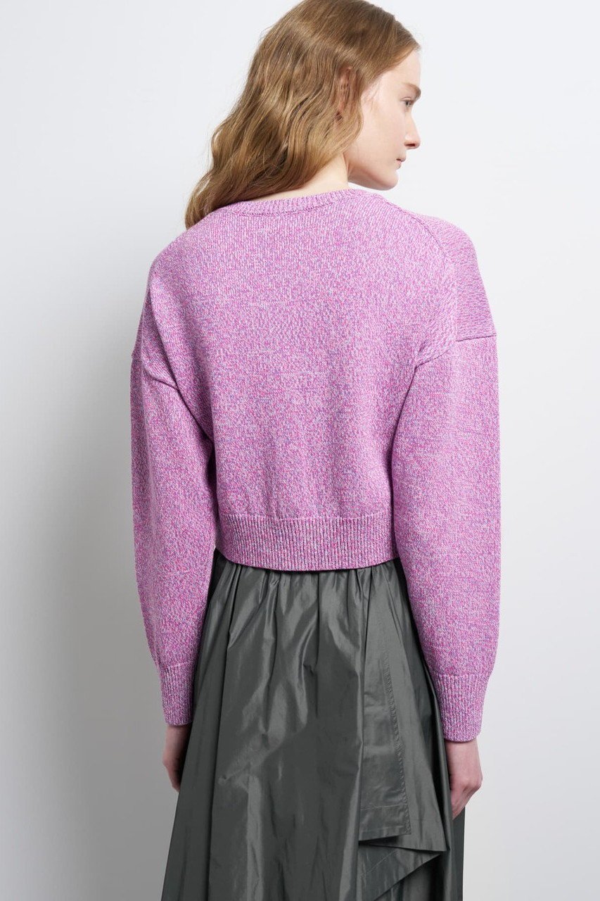 【ランバン オン ブルー/LANVIN en Bleu】のメランジニットカーディガン 人気、トレンドファッション・服の通販 founy(ファニー) 　ファッション　Fashion　レディースファッション　Fashion for Women　トップス・カットソー　Cut & Sew Tops　ニット　Knit Tops & Sweaters　カーディガン・羽織り　Layered Style Cardigans　カーディガン　Cardigan, Knitwear　バランス　Balance, Style Balance　ファブリック　Fabric, Textile　ペーパー　Paper, Kraft Paper　ボトム　Bottoms, Lower Wear　ワイド　Wide, Wide Fit　夏　Summer　新作・新入荷　New Arrivals / New In　春　Spring　S/S・春夏　SS, Spring/Summer, Warm Season　other-3|ID: prp329100004896090 ipo3291000000036606627