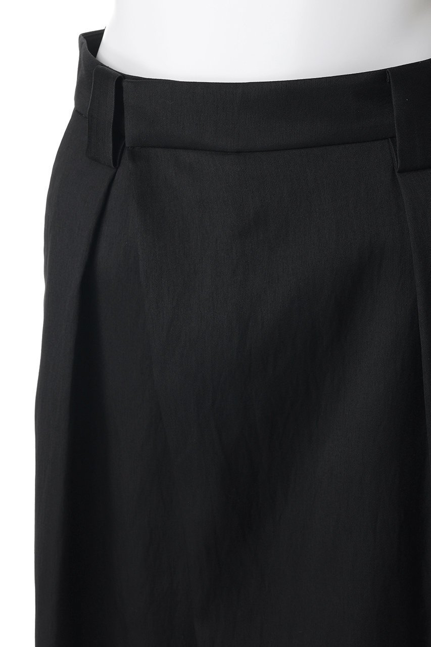 【ランバン オン ブルー/LANVIN en Bleu】のフロントタックツイルワイドパンツ 大人の最旬トレンドファッション＆コーディネート founy(ファウニー) 　ファッション　Fashion　レディースファッション　Fashion for Women　パンツ　Pants & Trousers　シルク　Silk, 100% Silk　ファブリック　Fabric, Textile　フロント　Front, Front Design　other-5|ID: prp329100004896094 ipo3291000000036896955