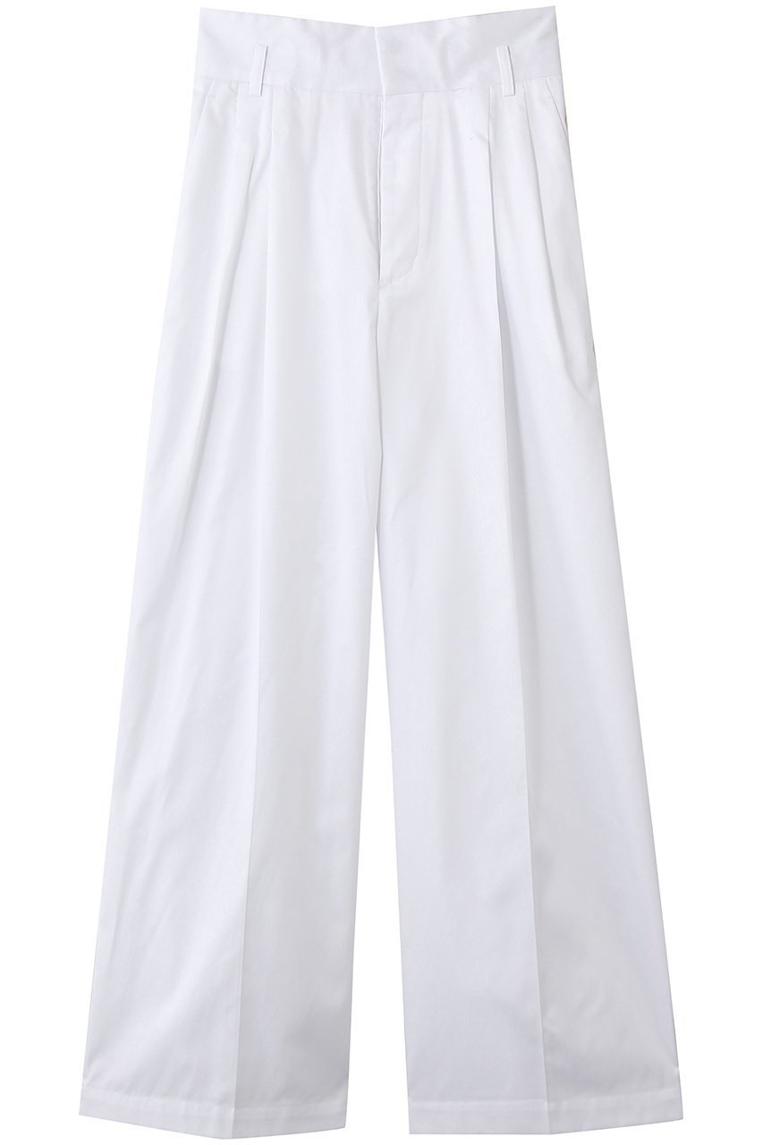 【アンクレイヴ/uncrave】のコットンクロスプレーン ワイドトラウザー 人気、トレンドファッション・服の通販 founy(ファニー) 　ファッション　Fashion　レディースファッション　Fashion for Women　パンツ　Pants & Trousers　サテン　Satin, Glossy Fabric　フロント　Front, Front Design　ブロード　Broadcloth, Fine Cotton　ベーシック　Basic, Essential　 other-1|ID: prp329100004896097 ipo3291000000036606686