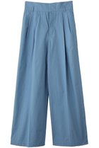 【アンクレイヴ/uncrave】のコットンクロスプレーン ワイドトラウザー 人気、トレンドファッション・服の通販 founy(ファニー) ファッション Fashion レディースファッション Fashion for Women パンツ Pants & Trousers サテン Satin, Glossy Fabric フロント Front, Front Design ブロード Broadcloth, Fine Cotton ベーシック Basic, Essential thumbnail サックス|ID: prp329100004896097 ipo3291000000036606691