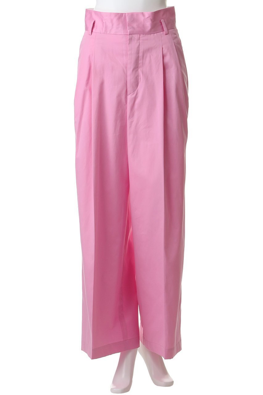 【アンクレイヴ/uncrave】のコットンクロスプレーン ワイドトラウザー 人気、トレンドファッション・服の通販 founy(ファニー) 　ファッション　Fashion　レディースファッション　Fashion for Women　パンツ　Pants & Trousers　サテン　Satin, Glossy Fabric　フロント　Front, Front Design　ブロード　Broadcloth, Fine Cotton　ベーシック　Basic, Essential　other-2|ID: prp329100004896097 ipo3291000000036606695