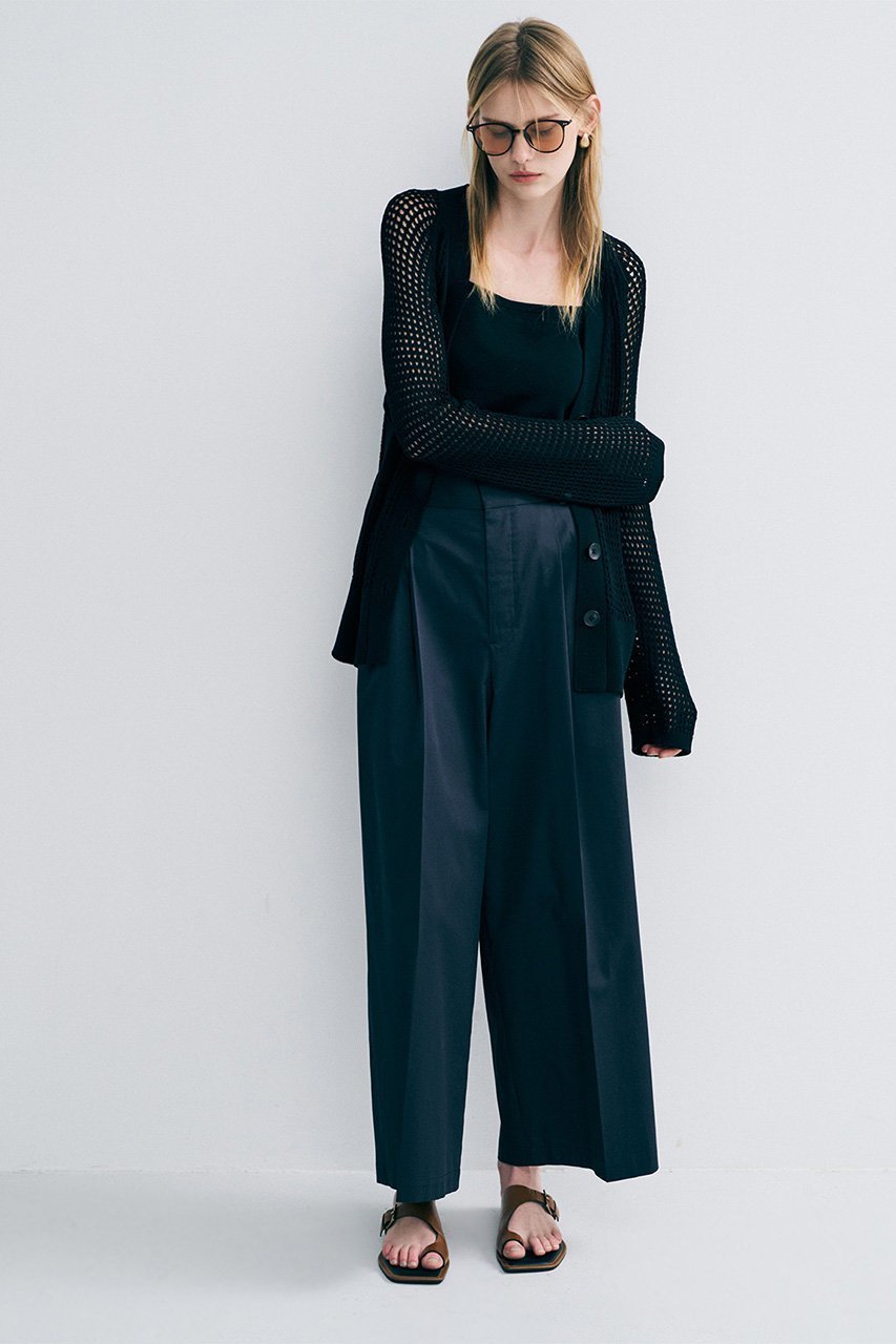 【アンクレイヴ/uncrave】のコットンクロスプレーン ワイドトラウザー 人気、トレンドファッション・服の通販 founy(ファニー) 　ファッション　Fashion　レディースファッション　Fashion for Women　パンツ　Pants & Trousers　サテン　Satin, Glossy Fabric　フロント　Front, Front Design　ブロード　Broadcloth, Fine Cotton　ベーシック　Basic, Essential　other-8|ID: prp329100004896097 ipo3291000000036606706