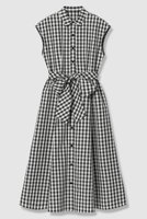 【アルアバイル/allureville】の【LOULOU WILLOUGHBY】スラブギンガムシャツワンピース 人気、トレンドファッション・服の通販 founy(ファニー) ファッション Fashion レディースファッション Fashion for Women ワンピース Dresses シャツワンピース / 1枚で着映えコーデ Shirt Dresses チュニック Tunic Tops & Dresses ギンガム Gingham, Gingham Fabric シルク Silk, 100% Silk スリーブ Sleeve, Long Sleeve / Short Sleeve チェック Check, Plaid, Tartan チュニック Tunic, Long Top バイアス Bias, Diagonal Cut フィット Fit, Slim Fit フレア Flare, Flared フレンチ French, French Style ブロック Block, Solid Block Pattern モノトーン Monotone, Black and White リボン Ribbon, Bow ロング Long, Long-Length エレガント 上品 Elegant 再入荷 Restock / Back in Stock |ID:prp329100004896128