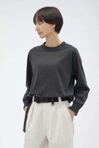 【マーガレットハウエル/MARGARET HOWELL】のUPCYCLING COTTON JERSEY 人気、トレンドファッション・服の通販 founy(ファニー) ファッション Fashion レディースファッション Fashion for Women トップス・カットソー Cut & Sew Tops シャツ・ブラウス・オフィスカジュアル Elegant Blouses & Button-Ups ロングTシャツ・Tシャツ Longline T-Shirts & Tees カットソー・ベーシックTシャツ Cut-and-Sewn Tops / Stretch Tees & Basics スリーブ Sleeve, Long Sleeve / Short Sleeve モックネック Mock Neck, Short Turtleneck リラックス Relax, Relaxed Fit ロング Long, Long-Length 新作・新入荷 New Arrivals / New In thumbnail グレー|ID: prp329100004896201 ipo3291000000036607682