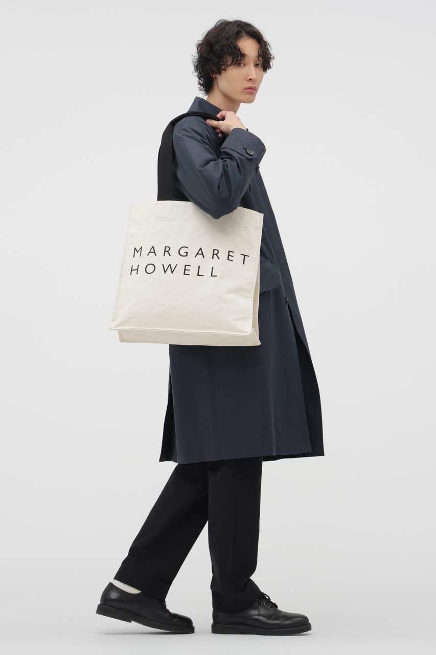 【マーガレット ハウエル/MARGARET HOWELL / MEN】のDRY COTTON CANVAS 大人の最旬トレンドファッション＆コーディネート founy(ファウニー) 　ファッション　Fashion　メンズファッション　Fashion for Men　バッグ　Bags　トートバッグ / 通勤・大容量バッグ　Tote Bags　キャンバス　Canvas, Canvas Fabric　プリント　Print, Printed Pattern　ワッシャー　Washer, Crinkled Finish　other-3|ID: prp329100004896243 ipo3291000000036607904