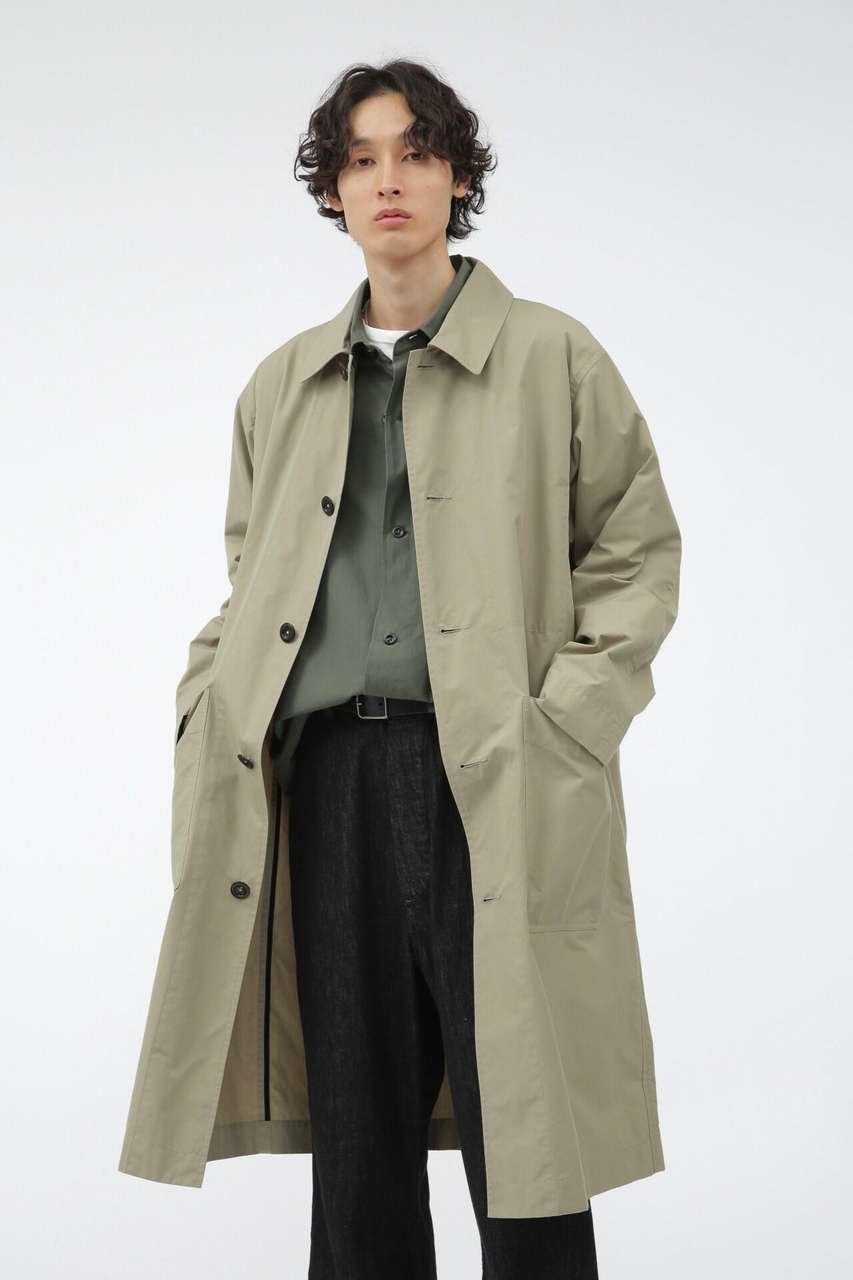 【マーガレット ハウエル/MARGARET HOWELL / MEN】のPROOFED COTTON POPLIN 大人の最旬トレンドファッション＆コーディネート founy(ファウニー) 　ファッション　Fashion　メンズファッション　Fashion for Men　テクスチャー　Texture, Textured Fabric　フィット　Fit, Slim Fit　ポケット　Pocket, Pocket Detail　ロング　Long, Long-Length　ワーク　Workwear, Utility Style　軽量　Lightweight, Ultra Light　 other-1|ID: prp329100004896344 ipo3291000000036608872