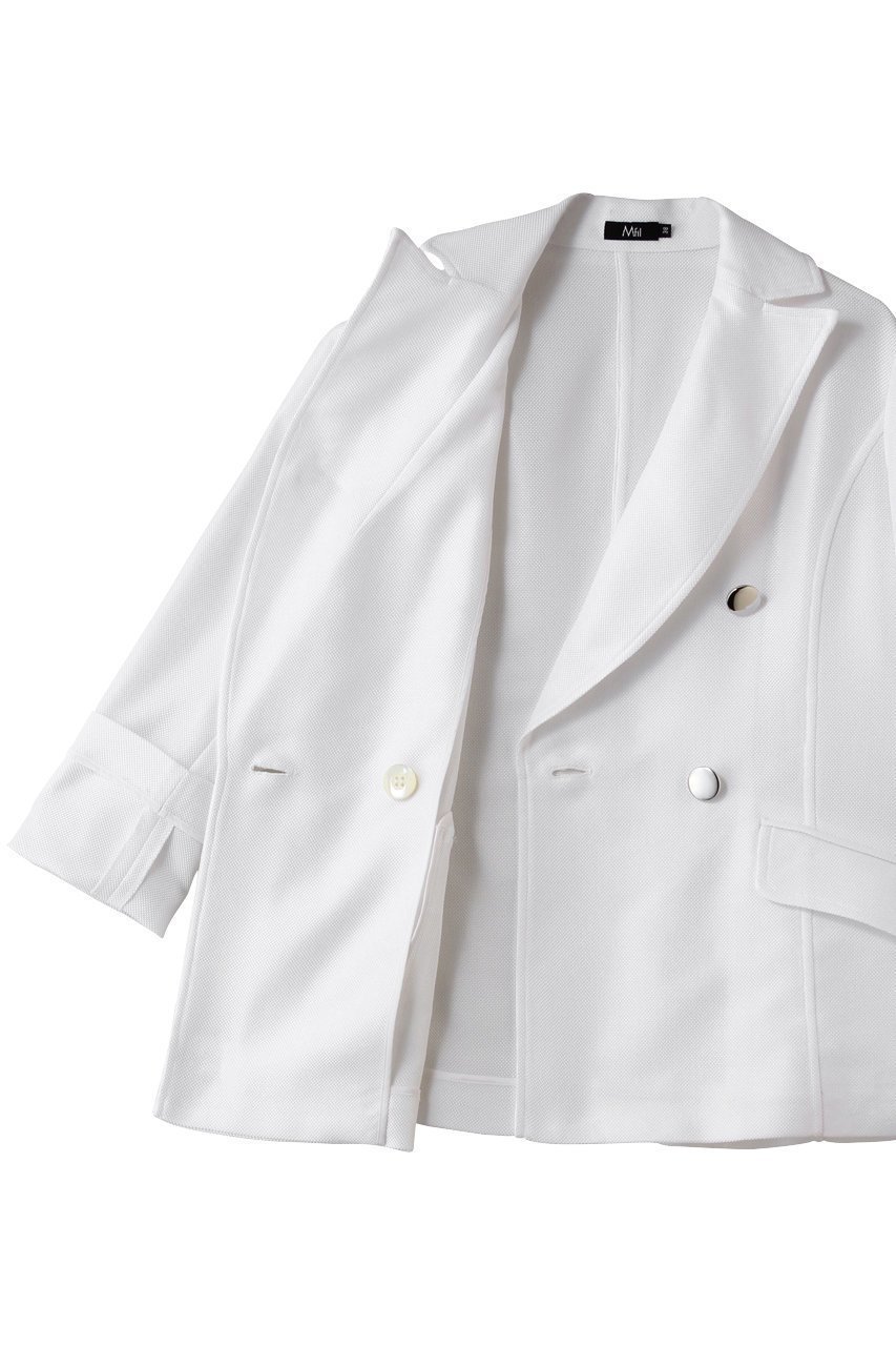 【エムフィル/M Fil】のレノクロス ダブルブレストジャケット 人気、トレンドファッション・服の通販 founy(ファニー) 　ファッション　Fashion　レディースファッション　Fashion for Women　アウター　Coat / Outerwear Collection　レディースジャケット・軽アウター　Jackets　ウォッシャブル　Machine Washable　シェイプ　Shape, Slim Fit　ジャケット　Jacket, Outerwear　ストレッチ　Stretch, Stretchy Fabric　フィット　Fit, Slim Fit　エレガント 上品　Elegant　新作・新入荷　New Arrivals / New In　洗える　Machine Washable　other-6|ID: prp329100004896360 ipo3291000000036638806