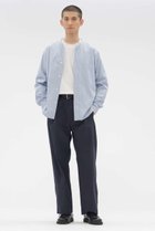【マーガレット ハウエル/MARGARET HOWELL / MEN】のEGYPTIAN COTTON GABARDINE TROUSERS ネイビー|ID: prp329100004896399 ipo3291000000036609367