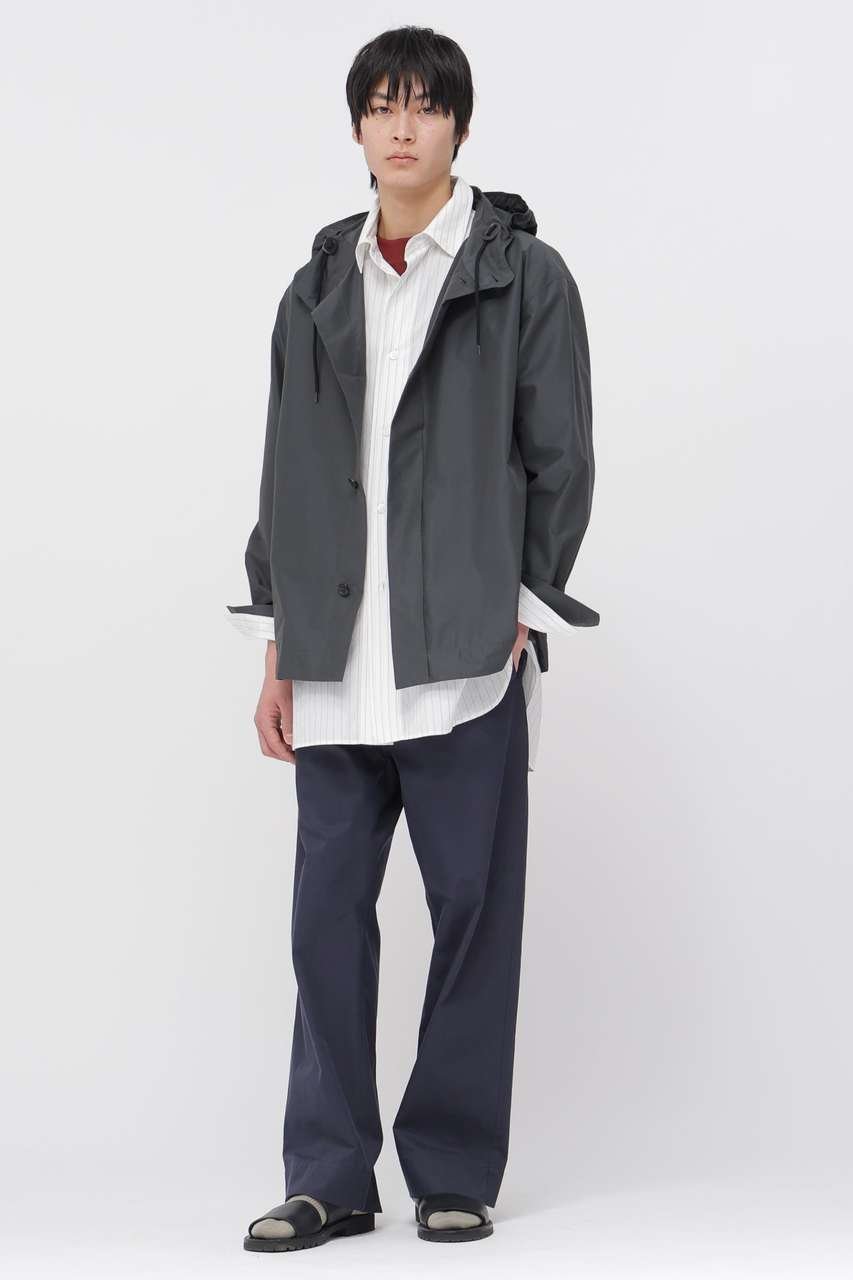 【マーガレット ハウエル/MARGARET HOWELL / MEN】のEGYPTIAN COTTON GABARDINE TROUSERS 大人の最旬トレンドファッション＆コーディネート founy(ファウニー) 　ファッション　Fashion　メンズファッション　Fashion for Men　ボトムス　Bottoms　テーパード　Tapered, Tapered Pants　フロント　Front, Front Design　プリーツ　Pleats, Pleated　ポケット　Pocket, Pocket Detail　other-2|ID: prp329100004896399 ipo3291000000036609371