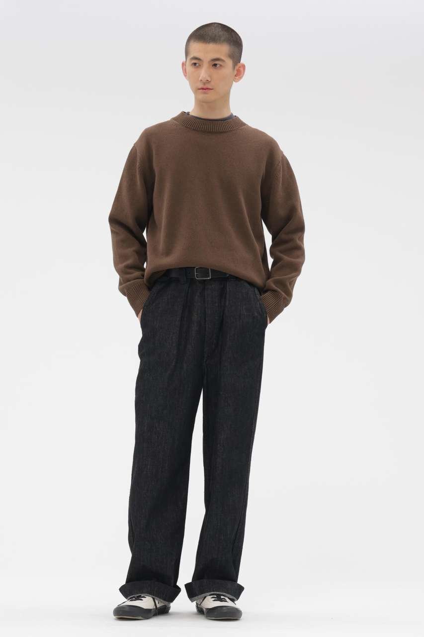 【マーガレット ハウエル/MARGARET HOWELL / MEN】のCANTON BLACK LIGHT DENIM TROUSERS 大人の最旬トレンドファッション＆コーディネート founy(ファウニー) 　ファッション　Fashion　メンズファッション　Fashion for Men　ボトムス　Bottoms　デニムパンツ・ジーンズ　Denim Pants　デニム　Denim, Jeans Material　ネップ　Nepp, Slub Yarn　フィット　Fit, Slim Fit　リラックス　Relax, Relaxed Fit　ワーク　Workwear, Utility Style　ヴィンテージ　Vintage Style　 other-1|ID: prp329100004896411 ipo3291000000036609456