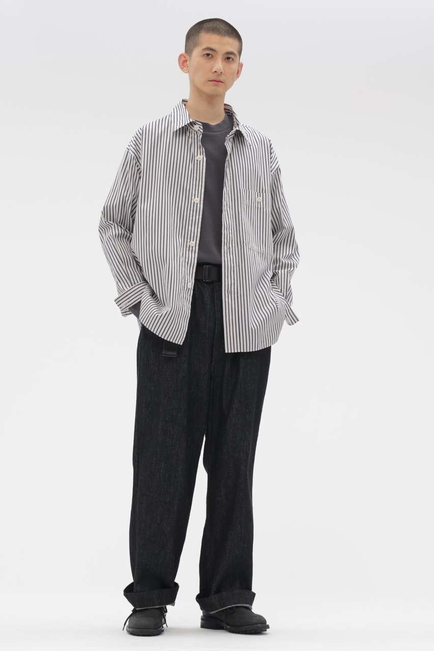 【マーガレット ハウエル/MARGARET HOWELL / MEN】のCANTON BLACK LIGHT DENIM TROUSERS 大人の最旬トレンドファッション＆コーディネート founy(ファウニー) 　ファッション　Fashion　メンズファッション　Fashion for Men　ボトムス　Bottoms　デニムパンツ・ジーンズ　Denim Pants　デニム　Denim, Jeans Material　ネップ　Nepp, Slub Yarn　フィット　Fit, Slim Fit　リラックス　Relax, Relaxed Fit　ワーク　Workwear, Utility Style　ヴィンテージ　Vintage Style　other-6|ID: prp329100004896411 ipo3291000000036609470
