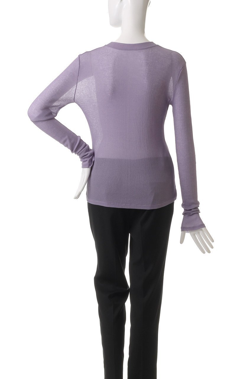 【スタニングルアー/STUNNING LURE】のシアーテレコロングTシャツ 人気、トレンドファッション・服の通販 founy(ファニー) 　ファッション　Fashion　レディースファッション　Fashion for Women　トップス・カットソー　Cut & Sew Tops　シャツ・ブラウス・オフィスカジュアル　Elegant Blouses & Button-Ups　ロングTシャツ・Tシャツ　Longline T-Shirts & Tees　カットソー・ベーシックTシャツ　Cut-and-Sewn Tops / Stretch Tees & Basics　おすすめ　Recommended / Our Picks　インナー　Innerwear　コンパクト　Compact, Small Size　シアー　Sheer, See-Through　ショート　Short, Short Length　シンプル　Simple, Minimal　スリーブ　Sleeve, Long Sleeve / Short Sleeve　長袖　Long Sleeve, Full Sleeve　other-4|ID: prp329100004896440 ipo3291000000036609653